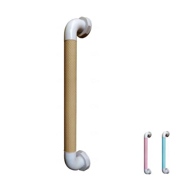 ダイヤタッチバーI型　BI-400　長さ40cm×φ3.4cm シンエイテクノ (ゴム 手すり 浴室...