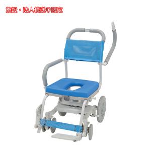 ウチヱ (法人様限定 代引き不可) シャワーラク 4輪自在 U型シート SWR