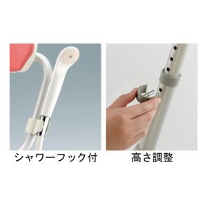 リッチェル 折りたたみシャワーチェア M型 背...の詳細画像1