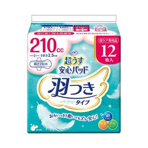 リフレ 超うす安心パッド 羽つき 210cc　18166　12枚 リブドゥコーポレーション (尿ケア 介護 パッド) 介護用品｜ekaigoshop