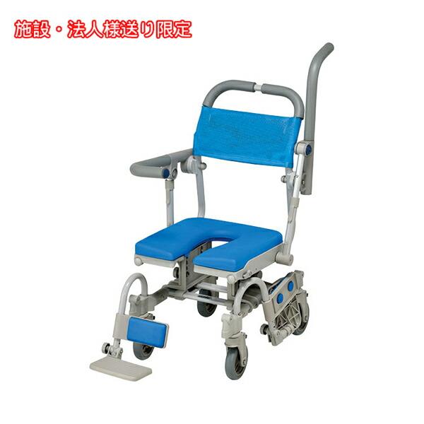 (法人様限定 代引き不可) シャワーラク4輪自在V　SAL　U型シート SWR152SAL ウチヱ ...