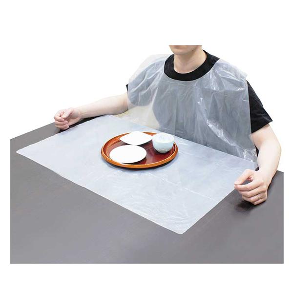 高齢者食事エプロン 介護エプロン 食事用エプロン 使い捨てエプロン DPE-001　50枚入 ダイト...