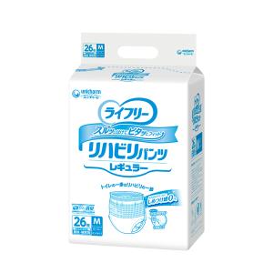 ライフリー リハビリ　パンツ　レギュラー　lサイズ　紙パンツ 24枚入り ✕　５ ライフリー リハビリパンツレギュラー Lサイズ／24枚入（ユニ