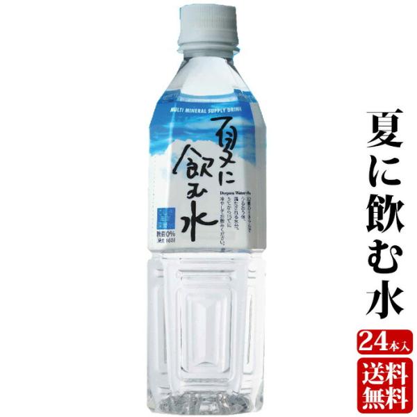 送料無料 夏に飲む水 500ml×24本 鹿児島