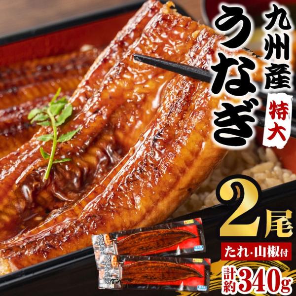送料無料 特大 国産 うなぎ蒲焼170g×2尾 タレと山椒付き  薩摩川内うなぎ 冷凍 鹿児島 お祝...