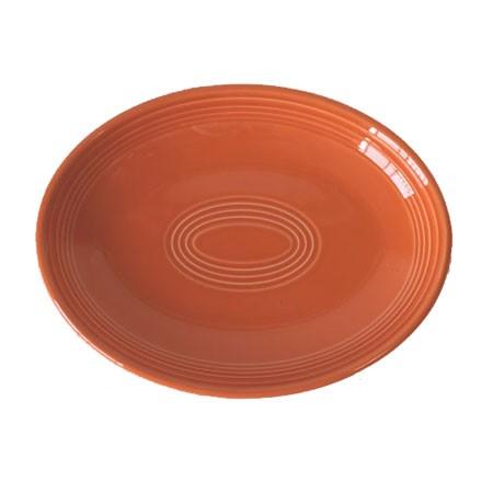 プラター オレンジ 楕円皿 直径24.1cm 日本製 国産 業務用 食器 食洗機対応 レンジ対応 温...