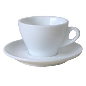 コーヒーカップ＆ソーサー エスプレッソ デミタス 碗皿 80cc日本製 特白磁 業務用 食器｜ekisaito
