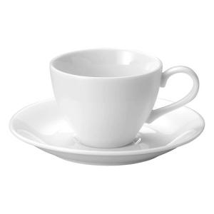 コーヒーカップ＆ソーサー マキシム碗皿 190cc 特白磁 日本製 業務用 食器｜ekisaito