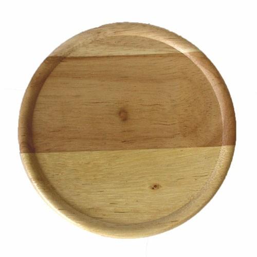 ピザ皿 丸型 ナチュラルカラー 16.0cm 木製 業務用 食器（アウトレット商品）