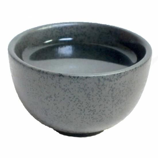 ぐい呑 黒結晶 大 猪口 盃 丸 80cc 国産 美濃焼<br> 日本酒 酒器 お酒 清酒 食洗機対...