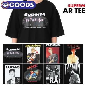 【即日発送】【 SuperM AR Tシャツ 】  テミン TAEMIN ベッキョン BAEKHYUN カイ KAI テヨン TAEYONG テン TEN マーク MARK ルーカス LUCAS｜ekorea-y