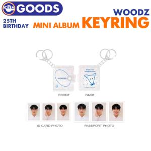 ★セール/条件特典付★【即日発送】【 ミニアルバムキーリング / MINI ALBUM KEY RING 】 WOODZ’S 25TH BIRTHDAY LIMITED 公式グッズ｜ekorea-y