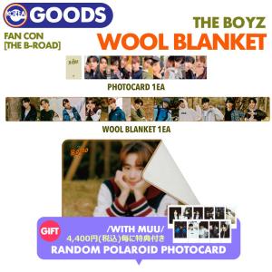 【即日】【 ウールブランケット＋フォトカード 】【 2022 THE BOYZ FAN CON : THE B-ROAD MD 】ドボイズ ドボ ファンコン 公式グッズ【キャンセル不可】｜ekorea-y