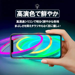 流れる RGB LEDネオンライト 12V用 ...の詳細画像3