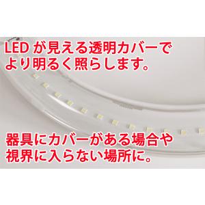 送料無料 LED蛍光灯 丸型 クリアタイプ 3...の詳細画像1