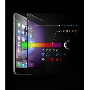 ガラスフィルム ブルーライトカット 紫色進化版...の詳細画像1