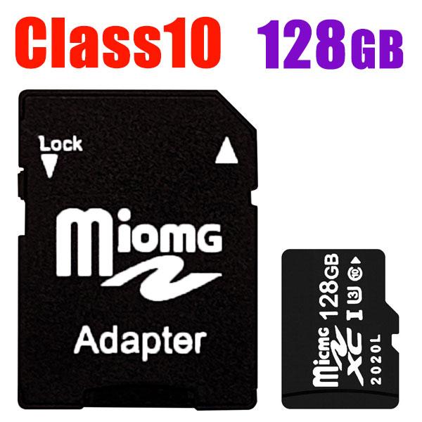 SDカード 128GB U3 高速class10 MicroSDメモリーカード 変換アダプタ付 マイ...