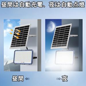 LEDソーラーライト 分離式 ソーラー投光器 ...の詳細画像1