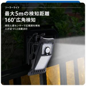 LEDソーラーライト クリップ式 センサーライ...の詳細画像1