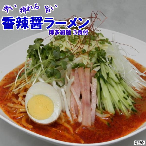 四川風 激辛 九州ラーメン 冷製 3食入 | 四川 香辣醤 使用 ポスト投函専用 極辛 冷やし中華 ...