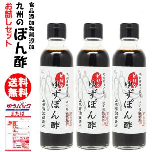 九州 ぽん酢 200ml 3本 | ピリ辛柚子 お試しセット 何度でもご注文頂けます ゆず かぼす 大根 選べる 食品添加物 無添加 ポン酢｜ekubo