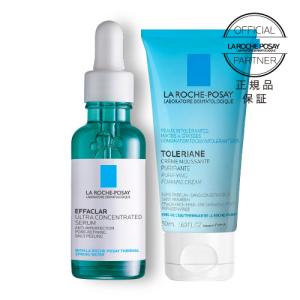 ラロッシュポゼ エファクラ ピールケア セラム 30mL + トレリアン フォーミングクレンザー ミニ 50mL 付き セットでお届け ナイアシンアミド 美容液｜ekuserennto