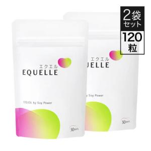 大塚製薬 エクエル パウチ 120粒 2袋セット エクオール 大豆イソフラボン サプリ yff｜ekuserennto