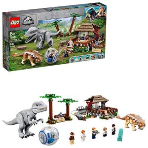 LEGO Jurassic World Indominus rex vs. Ankylosaurus 75941 Awesome Dinosaur Building Toy for Kids Featuring Jurassic World Character Minifigures for Hoの商品画像