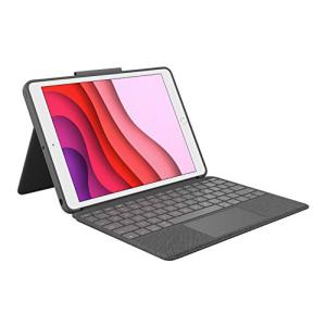 Logitech Combo Touch for iPad (7th 8th and 9th generation) keyboard case with trackpad wireless keyboard Smart Connector technology - Graphiteの商品画像