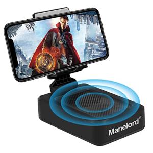 Cell Phone Stand with Wireless Bluetooth Speaker Compatible for iPhone/Samsung/iPad Tablet Anti-Slip Design Phone Stand with HD Surround Sound Bluetoの商品画像