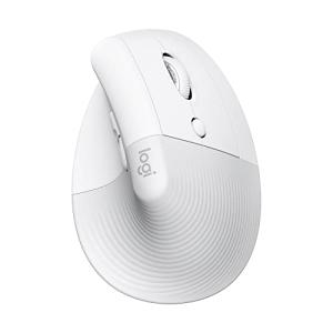 Logitech Lift Vertical Ergonomic Mouse Wireless Bluetooth or Logi Bolt USB receiver Quiet clicks 4 buttons compatible with Windows/macOS/iPadOSの商品画像