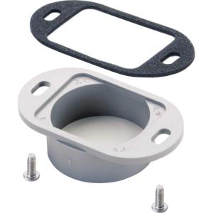 三協アルミ製テラス用の雨樋部品:　集水器