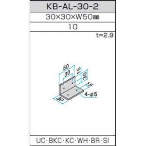 〇30×30×W50ミリ、厚み-2.9ミリの穴あきアングルピ−ス　１０個セット｜ekusuteria