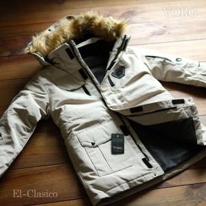 新品*イタリア*-VORG-ヴォーグ* グース90% ダウンジャケット 黒