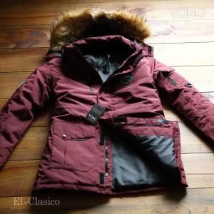 新品*De Rosso* Filling90% ダウンジャケット ワイン 赤 デロッソ 防寒