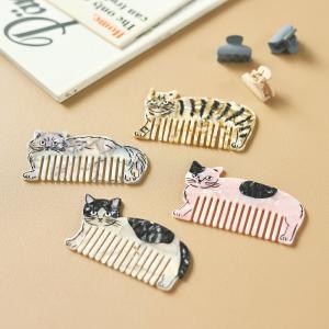 新品　松尾ミユキ　Cat Comb Chloe 猫　ねこ　ネコ　キャット　くし 松尾ミユキ くし Matsuo Miyuki キャットコーム 全4種 猫 ケース付き