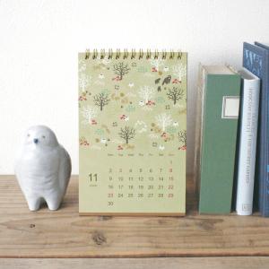 卓上カレンダー かめいち堂 2026年 卓上カレンダー 1月始まり 京丹波 里山 いきもの