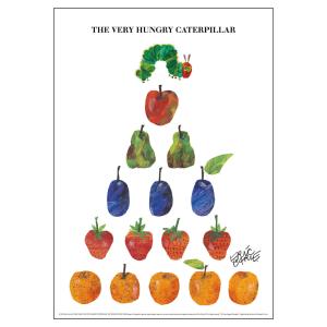 ERIC CARLE エリック・カール B4サイズ・ポスター『Fruits Pyramid / はらぺこあおむし』｜EL COMMUN ONLINE SHOP