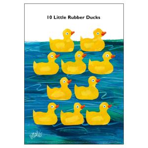 ERIC CARLE エリック・カール B4サイズ・ポスター『10 Little Rubber Ducks』｜EL COMMUN ONLINE SHOP