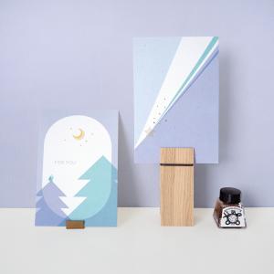 CONFIT コンフィ 箔押しポストカード 誕生日カード メッセージカード グリーティングカード ギフト バースデーカード MATOKA マトカ