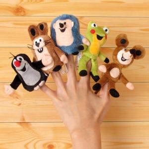 クルテク ぬいぐるみ キャップ (レッド) 大きいサイズ pud610 Krtek