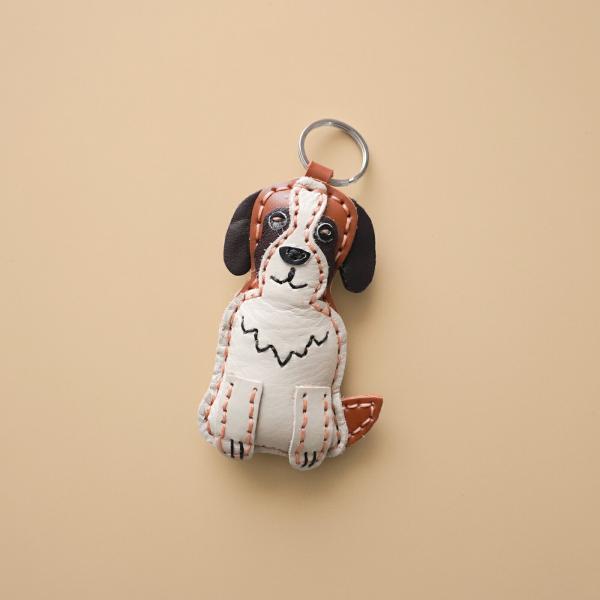 レザーキーホルダー セントバーナード St.Bernard｜LEATHER KEY HOLDER 鍵...