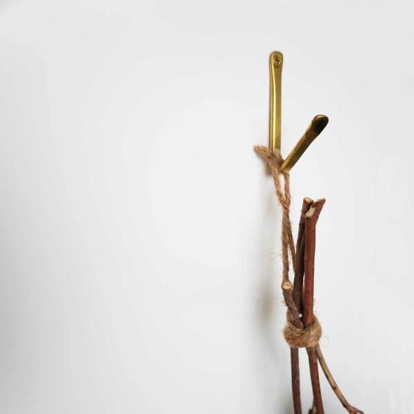 真鍮ストレイジフック【M】サイズ（1個）｜ブラス DIY アンティーク風 ディスプレイ 什器 撮影 ...