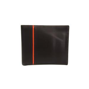 エルメス メンズ レザー 財布（二つ折り） ダークブラウン,オレンジ
