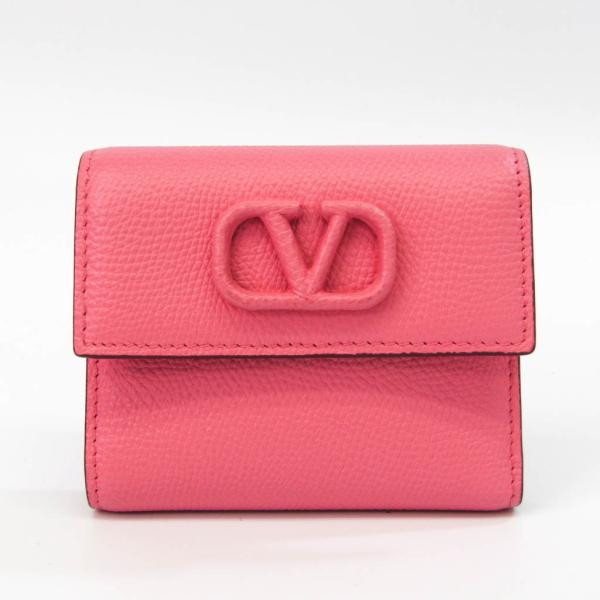 ヴァレンティノ・ガラヴァーニ Vスリング レディース レザー 財布（三つ折り） ピンク