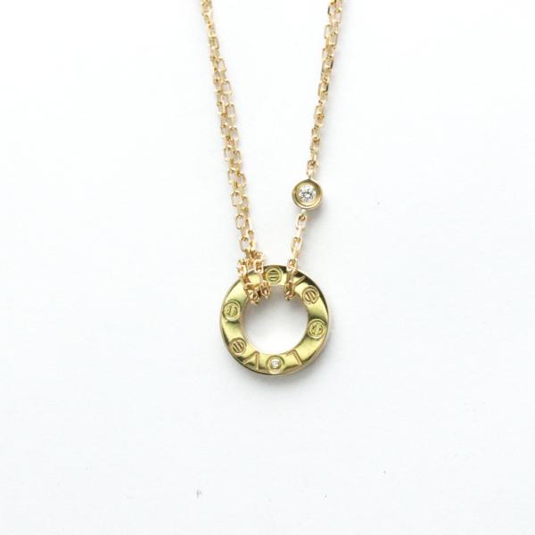 カルティエ K18イエローゴールド ダイヤモンド メンズ,レディース ファッション ペンダントネック...