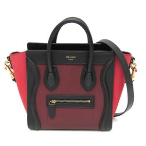 セリーヌ(Celine) ラゲージ ナノ ショッパー レディース レザー ハンドバッグ,ショルダーバッグ