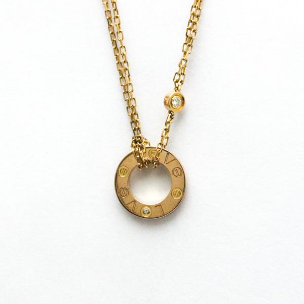 カルティエ K18ピンクゴールド ダイヤモンド メンズ,レディース ファッション ペンダントネックレ...