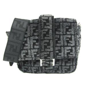フェンディ(Fendi) バゲット メッセンジャー ミディアム 7VA537 レディース レザー ショルダーバッグ ブラック