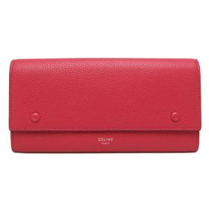 セリーヌ(Celine) バイカラー ラージフラップ マルチファンクション レディース カーフスキン 長財布(二つ折り)